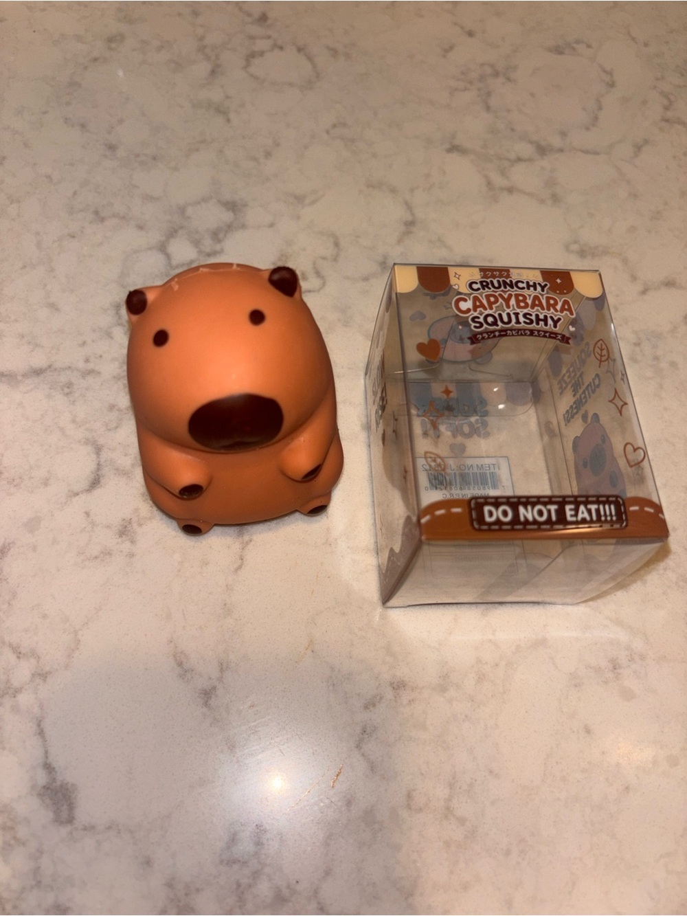 Capybara Squishy - Brown Kids Bath Toy